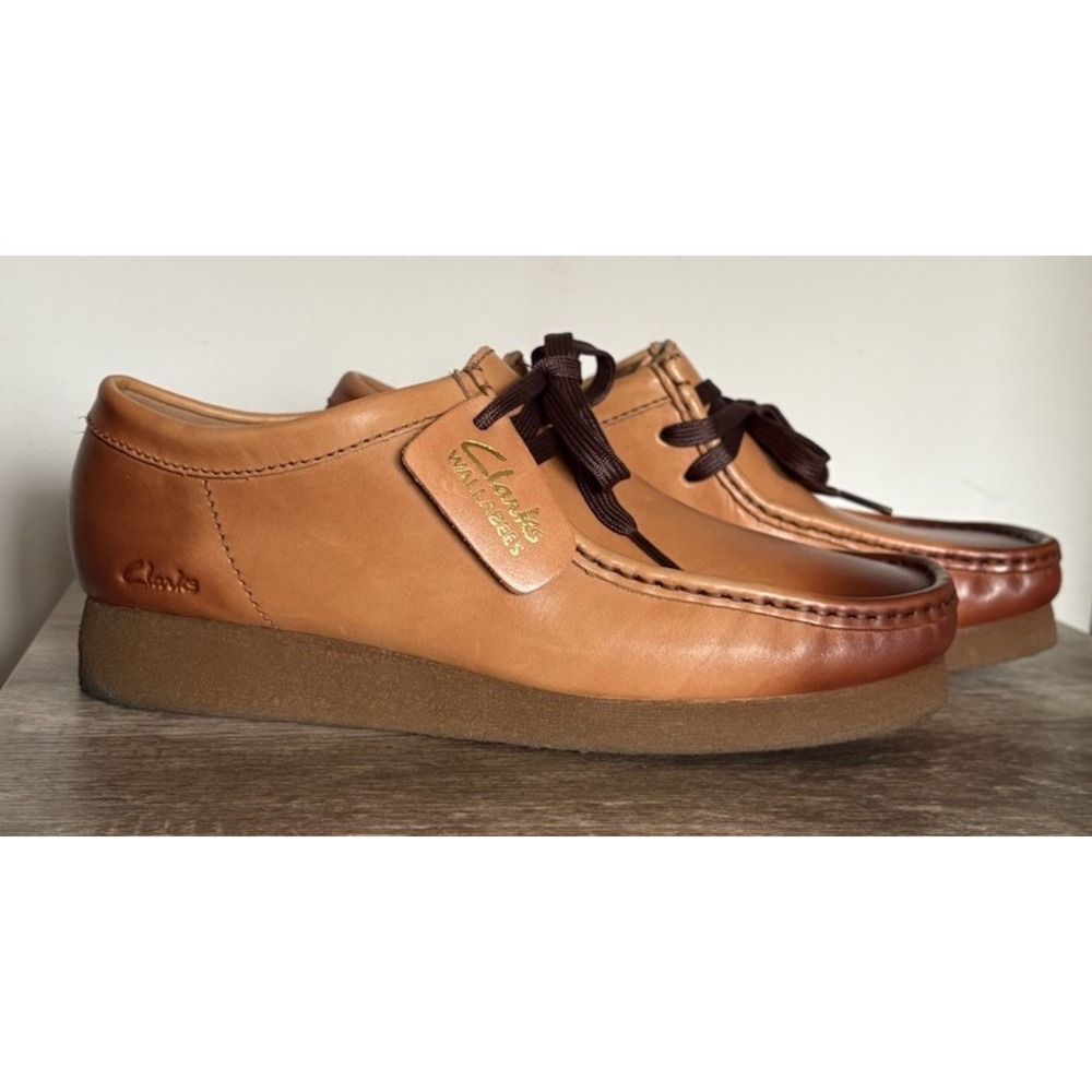 Clarks Wallabee 2 26158274 Mens‎ Brown Leather Lace Up Chukkas Boots Size 8